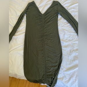 Olive Green bodycon dress